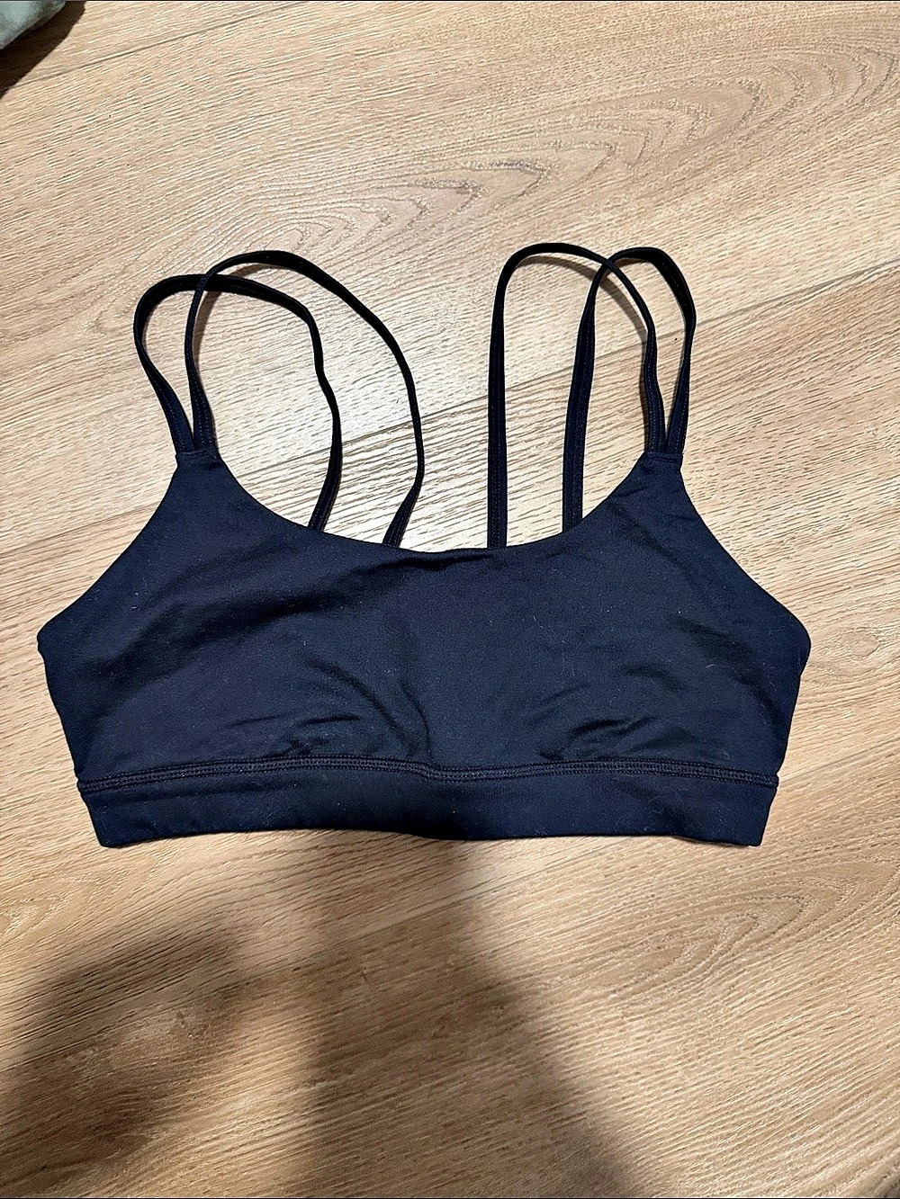 alo Black Sports Bra Like New size small